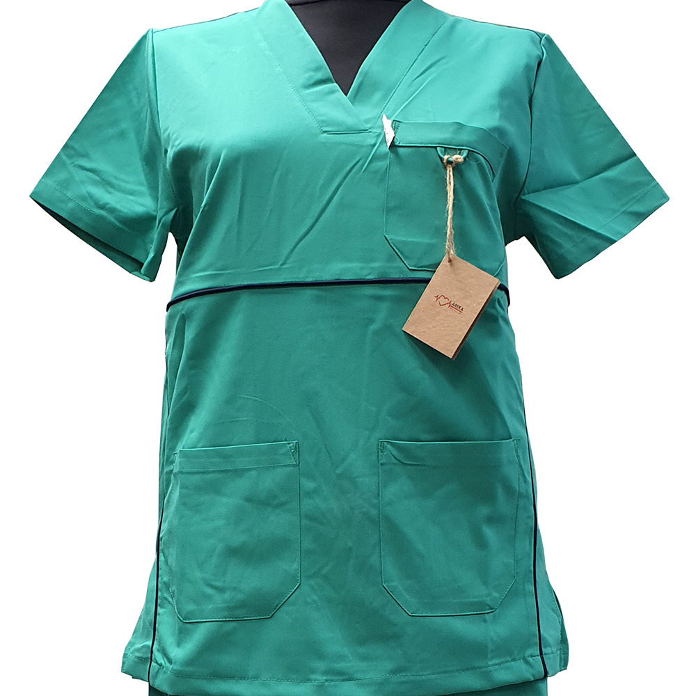 Areka medical uniform - green top